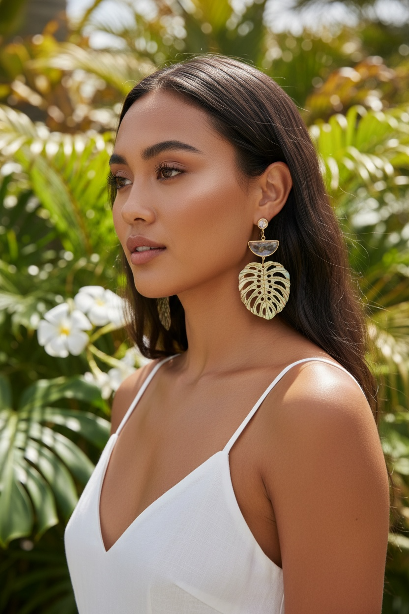 Mother of Pearl Monstera (Black)